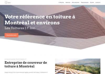 Thème WordPress premium No3 / Conception Web Pro agence web situé à Montréal